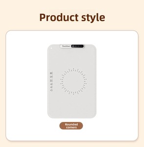 Plaque chauffante électrique portable en silicone pliable, tapis chauffant pour aliments de cuisine avec contrôle <span class=keywords><strong>tactile</strong></span> de la température - Product Image 3