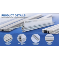 Poutre de support avant à double trou personnalisée, profil en aluminium résistant à la corrosion, accessoires de châssis électronique VPX