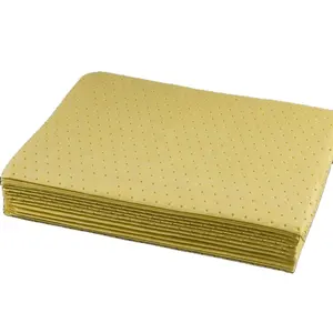 Yellow color chemical absorbent sheets Chemical absorbent Pad