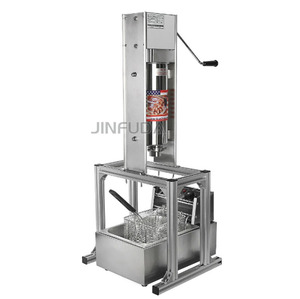Snack Equipment Churro Filler Maker Fabricante Venta al por mayor 5L Manual Español Churros que hace la máquina Precio - Product Image 5