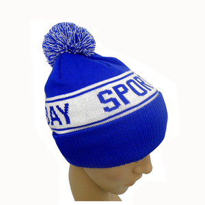 <span class=keywords><strong>Bonnet</strong></span> en acrylique personnalisé à rayures avec <span class=keywords><strong>pompon</strong></span>, lettres brodées, <span class=keywords><strong>bonnet</strong></span> en <span class=keywords><strong>tricot</strong></span>, sports d'hiver, voyage, protection des oreilles, chapeaux Bobble - Product Image 3