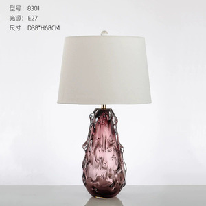 Sortie d'usine lampe <span class=keywords><strong>de</strong></span> bureau <span class=keywords><strong>de</strong></span> chevet nordique chambre modèle <span class=keywords><strong>de</strong></span> luxe postmoderne hall d'exposition salon hôtel verre lumière décorative - Product Image 2