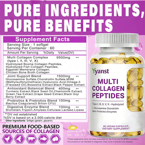 Cápsulas Blandas de Péptidos de Colágeno Sin Aditivos OEM/ODM para la Salud de la Piel y el Cabello en Adultos, Comodidad Articular y Movilidad, 1-2 Cápsulas Blandas Diarias - Product Image 6