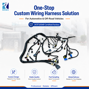 Untuk Solusi Kabel Harness Otomotif Kustom, Perakitan Kit Kabel Harness Mesin Tembaga Berlapis Timah PTFE PVC, Produsen Profesional - Product Image 1