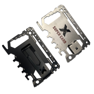 Khuyến mãi EDC người đàn ông sống sót ngoài trời đa-tập quán thép không gỉ tiền Clip Quà Tặng tín dụng siêu đa công cụ Multitool thẻ tín dụng - Product Image 4