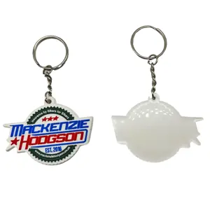 Tùy chỉnh cao su 2D mềm PVC Keychain khủng long phim hoạt hình chủ chốt dễ thương động vật Móc khóa quà tặng trẻ em trẻ em bên Nguồn cung cấp đồ chơi