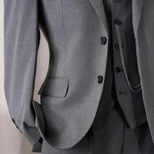 <span class=keywords><strong>Costume</strong></span> sur mesure pour <span class=keywords><strong>homme</strong></span> en tissu de laine et de bambou, avec élasticité, antibactérien et antistatique, costumes sur mesure en gros - Product Image 6