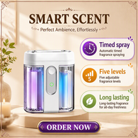Diffuseur d'arômes sans fil à air froid, capacité 10-50 ml, coque en plastique, utilisation double sur bureau et mur, machine à diffuser des arômes