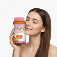 Gummies Cheveux Peau Ongles OEM – Complément pour Cheveux Brillants, Peau Éclatante, Ongles Forts – Soutien Beauté Femme – Biotine Collagène Vitamines C et E