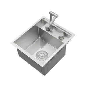 อ่างล้างจานสแตนเลสสีดำนาโน 304 แบบสองรู คุณภาพสูง ใช้งานได้จริง สำหรับล้างอาหารและผัก - Product Image 1