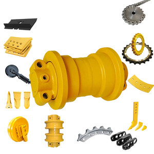 D6D ekskavatör için üst alt silindir ile D6D ekskavatör inşaat makine parçaları yürüyen aksam alt kaydırıcı ray silindir - Product Image 1
