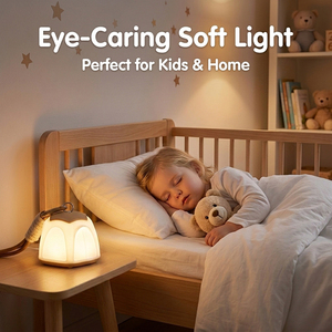 Veilleuse en silicone pour bébé, lampe LED en forme d'animal mignon, rechargeable par USB, toucher doux, lumière de sommeil confortable pour la chambre des enfants - Product Image 6