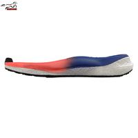 Semelles de chaussures de sport Mustang 2024, nouvelle conception, haute qualité, légères, durables, antidérapantes en ETPU, logo personnalisé, MOQ 300 paires