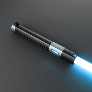 Empuñadura Anodizada Inspirada en la <span class=keywords><strong>Película</strong></span> SW para Sable de Luz Neopixel RGB, Palo de Sable Láser LED con la Leyenda 'Que la Fuerza Esté con Ti', Maestro Jedi - Product Image 3