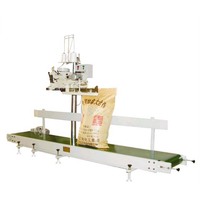 Machine à coudre de sac tissé pp automatique LFS avec machine à plier et convoyeur