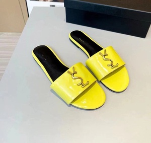 Ciabatte Estive di Lusso da <span class=keywords><strong>Donna</strong></span>, <span class=keywords><strong>Scarpe</strong></span> di Design con Suola Piatta <span class=keywords><strong>in</strong></span> <span class=keywords><strong>Pelle</strong></span> Laccata, Qualità Top 5A, Ciabatte Casual - Product Image 5