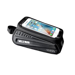 WILDMAN EVA Tube avant sac de vélo accessoires de vélo réfléchissants étanches avec étui de téléphone à écran tactile <span class=keywords><strong>pour</strong></span> vtt vélo haut Tube sac - Product Image 6