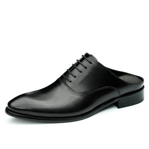 Mocassins belges pour homme, en cuir de vachette souple de qualité supérieure, à bout pointu, imperméables, couleur beige clair rétro, semelle souple, fabrication artisanale, une seule pièce - Product Image 2