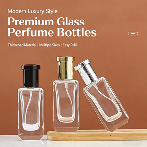 Botella de Spray Rectangular de Vidrio Grueso Recargable Profesional con Acabado Mate, Pulverizador con Bomba, Etiqueta Personalizada, 35 ml, Perfume para la Piel - Product Image 1