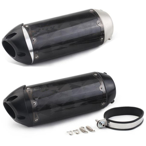 Pot d'échappement de course gauche et droit pour moto, en fibre de carbone, silencieux TWO Brother pour Z650 CBR500 MT09 Z900 R1 51mm universel - Product Image 4
