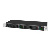 Égaliseur professionnel EQX-215SUB Équipement d'égaliseur double 15 bandes avec scène de sortie SUB Subwoofer Perform