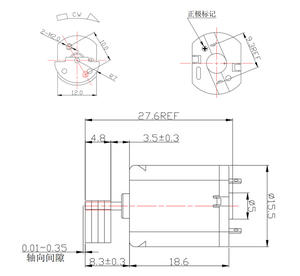 Moteur Micro <span class=keywords><strong>Vibro</strong></span> 3V DC pour Godes Moteurs Vibrants à Haute Efficacité - Product Image 6