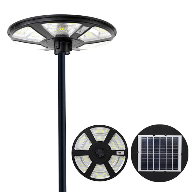 Unique UFO Shaped Solar Power LED Plaza Garden Light Round LED Street Lamp