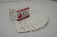 Lingettes antiseptiques pour soins de la peau, tampons en coton iodophorés, désinfectants, emballage hygiénique en papier recyclable