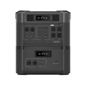 เครื่องกำเนิดไฟฟ้าพลังงานแสงอาทิตย์ BP2000 แบบขยายได้ 2048Wh 4000W คลื่นไซน์บริสุทธิ์ พร้อมเครื่องอัดอากาศ ใช้ได้กับรถยนต์ สถานีพกพา - Product Image 2