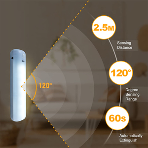 Luz <span class=keywords><strong>LED</strong></span> nocturna de inducción inalámbrica para el hogar, luces con Sensor de movimiento para armario, escaleras, se pega en cualquier lugar del hogar - Product Image 4