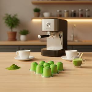 Matcha Latte Capsules for <strong>Nespresso</strong> Creamy Green Tea <strong>Pods</strong> Ready for European Market - Product Image 4