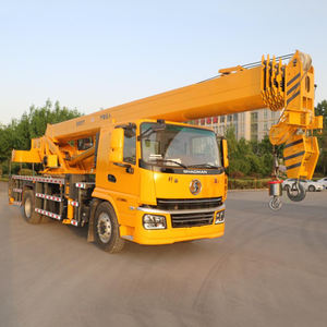 En stock: Grúa móvil telescópica hidráulica Elorry 16T 4X2 con motor Yunnei de 150 hp, altura de elevación de 30M y pluma amarilla. - Product Image 3