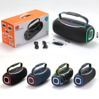 Système Stéréo TWS Multifonctionnel Portable Haute Puissance pour Haut-parleur Subwoofer, Entrées USB et AUX, Éclairage RGB, Étanchéité IPX6