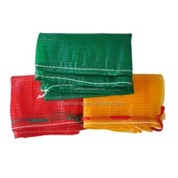 Hoge kwaliteit PP zak met trekkoord, Leno mesh, 60x90cm, 38g, heavy duty, op maat gemaakte kleur voor landbouwverpakkingen fruit