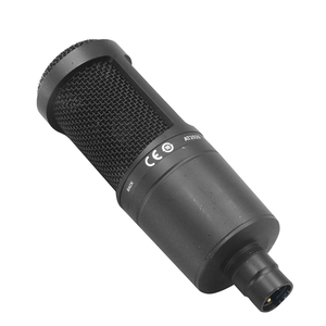 Microphone à condensateur à directivité latérale de qualité broadcast <span class=keywords><strong>AT2020</strong></span> pour l'enregistrement en studio à domicile et la diffusion de podcasts avec un profil cardioïde - Product Image 1