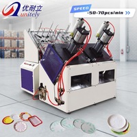 Machine automatique hydraulique pour assiettes en carton de 15-18 pouces, pour plats rapides et plateaux à fruits extra larges