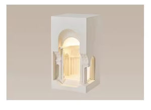 Lámpara de Mesa de Yeso Atenuable para Dormitorio, Lámpara de Escritorio de Aromaterapia, Luz Decorativa Clásica Minimalista para Estudio, Dormitorio y Mesita de Noche - Product Image 6