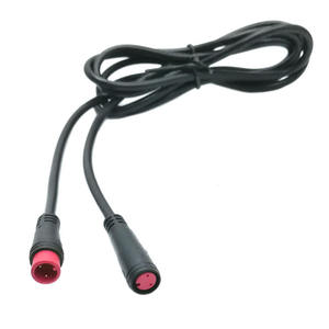 사용자 정의 M6 M8 IP65 방수 Ebike 커넥터 연장 케이블 2 핀 3 핀 4 핀 5 핀 6 핀 남성 여성 커넥터 플러그 LED 와이어 - Product Image 1