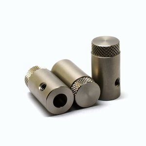 Piezas CNC de alta precisión, componentes moleteados de acero inoxidable mecanizados con torneado CNC mecánico para un posicionamiento preciso - Product Image 6