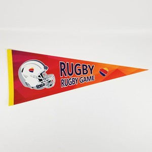 ธงสามเหลี่ยมสักหลาดการพิมพ์แบบถ่ายโอนความร้อนด้านเดียวธงที่มีสีสัน - Product Image 3