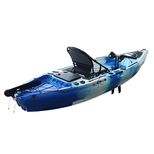 Kayak de pêche VicKing 11,3 pieds pour 1 personne, avec système de propulsion à pédales, en matériau HDPE écologique - Product Image 2