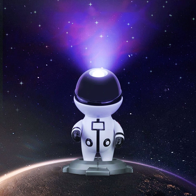 Modern for Astronaut Galaxy Projector LED Night Light USB-Powered Sky Star Laser for Bedroom Ambiance