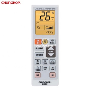 <span class=keywords><strong>Telecomando</strong></span> <span class=keywords><strong>Universale</strong></span> Intelligente K-2988E Chunghop 5000 in 1 per Condizionatori d'Aria CE - Product Image 2