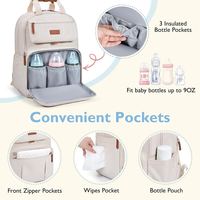 Sac à langer pour bébé RAYLON, grande capacité, imperméable, tissu Oxford 600D, tendance, sac à dos pour mamans, femmes, sac à langer, sac à main pour hommes