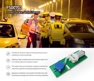 Rượu cảm biến nhà sản xuất bơm hút rượu hơi thở Tester Meter cảm biến - Product Image 5