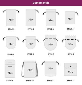 Bestpackaging biểu tượng tùy chỉnh dây kéo nhung đồ trang sức Pouch đồ trang sức quà tặng bao bì túi với Ribbon sang trọng nhung đồ trang sức Pouch - Product Image 5