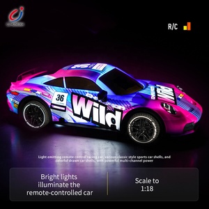 Chengji 1/18 échelle <span class=keywords><strong>rc</strong></span> voiture jouer ensemble enfants <span class=keywords><strong>27mhz</strong></span> 4ch lumineux télécommande sport véhicule <span class=keywords><strong>rc</strong></span> voitures de course avec lumières - Product Image 2
