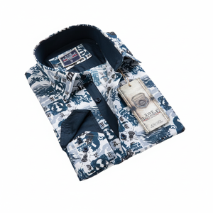 Camisas informales de manga larga para adultos, ropa de vestir, 100% de algodón, de lino, servicio OEM, BC8911 - Product Image 2