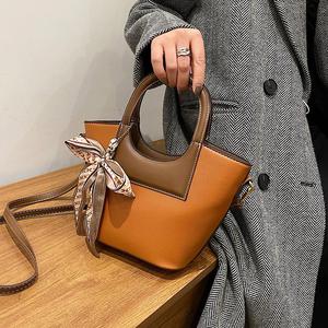 Bolsos de Mano de Lona de Diseño a la Moda 2022 para Mujer, Bolsos de Compras con Estilo, Correa de Hombro Desmontable, Bolso Tipo Concha - Product Image 5