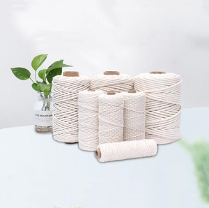 Bán buôn Chất lượng cao 4 mét xoắn tự nhiên macram dây cao cấp corde cho các ứng dụng khác nhau - Product Image 1